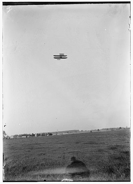 [Series of flights from May through July, just after the opening of the Wright Flying School, probably Orville acting as instructor; Simms Station, Dayton, Ohio]