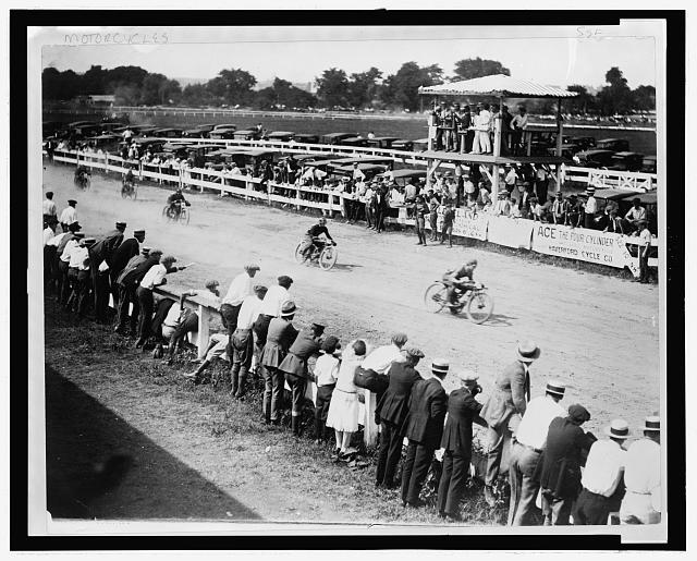[Unidentified motorcycle race, probably in the Washington, D.C. area]