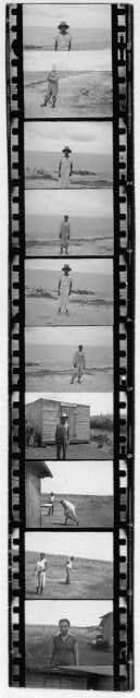 [Portraits of people standing outdoors, including Zora Neale Hurston in bottom frame.  Photos probably taken in Belle Glade, Fla., during the Georgia, Florida and Bahamas expedition, 1935]