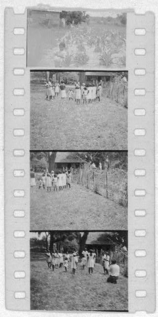 [Groups of people dancing, (Alan Lomax is seen making a film in one shot). Photos probably from the Georgia, Florida and Bahamas expedition, 1935]
