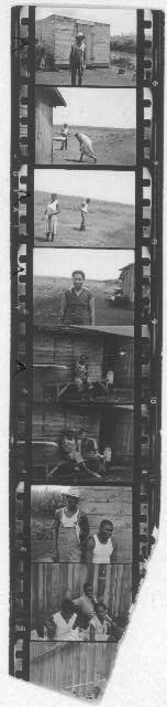 [Zora Neale Hurston and other African Americans, probably at a recording site in Belle Glade, Florida, 1935]