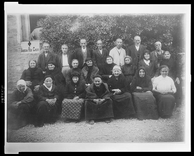 In the confusion that followed the debacle at Smyrna, many aged people were separated from their families Pathetic scenes were witnessed everywhere.... One of the first acts of the ARC was to gather these old people together and try to locate their relatives. Many were restored to their families. Some (whose families probably perished) still remain on hand, but now they are well cared for by local authorities under the patronage of the Red Cross.
