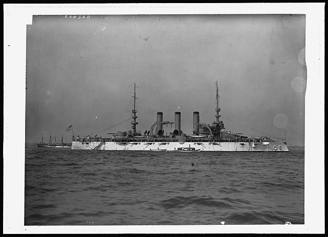 [Battleship, probably American]