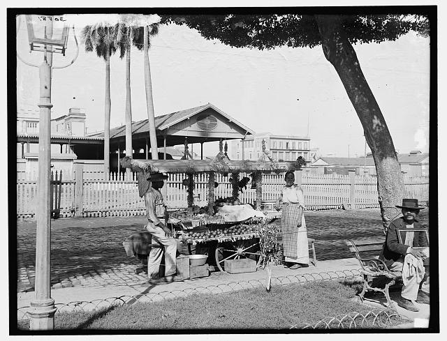 [Peddler's wagon, probably in Cuba]