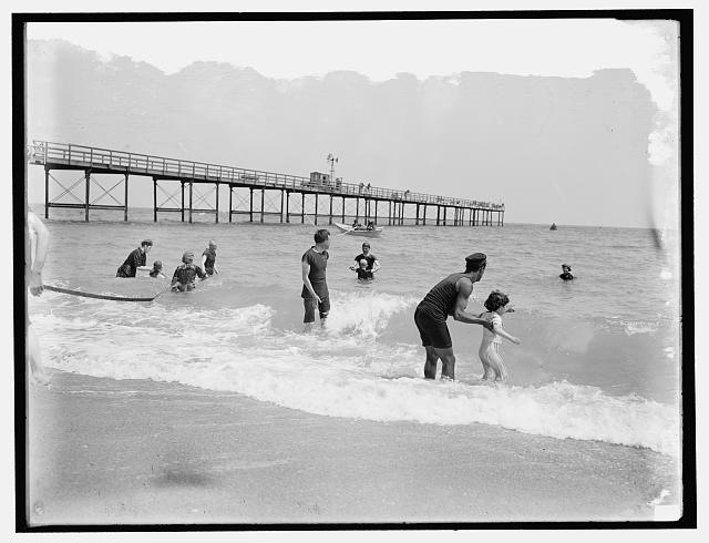 [In the surf, probably Atlantic City]