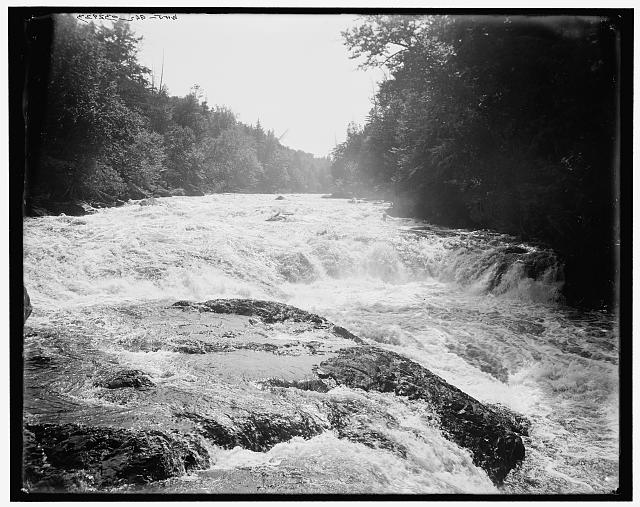 [Rapids, probably in Adirondack Mountains, N.Y.]
