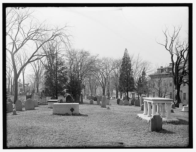 [Cemetery, probably Salem, Mass.]