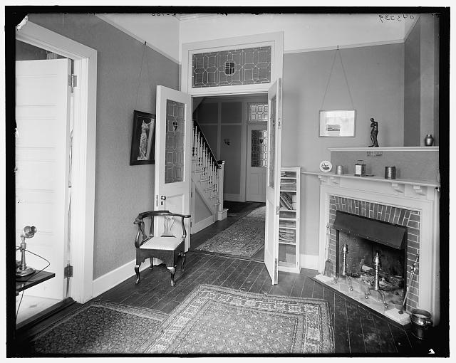 [Reception room, probably in a clubhouse, New York City]