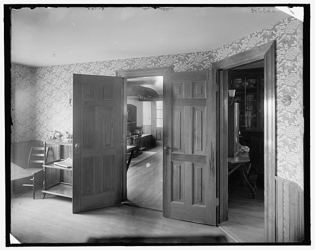 [Looking into kitchen, probably in clubhouse, New York City]