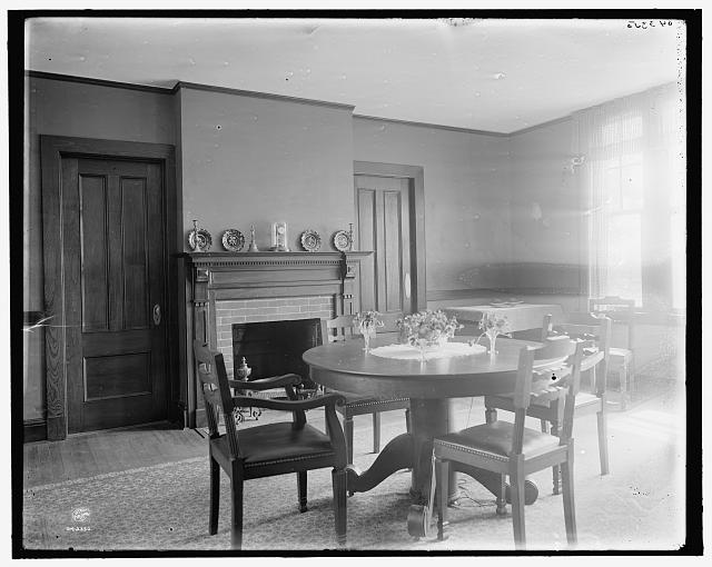 [A Dining room, probably in clubhouse, New York City]