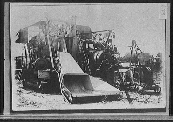 [Highway construction equipment, probably Michigan State Highway Dept., Michigan]