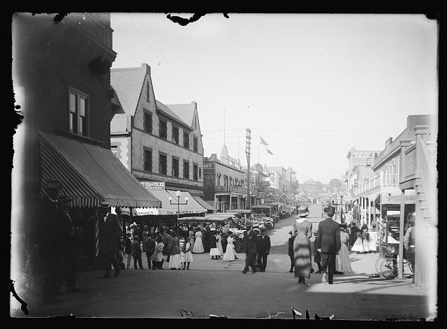 [Street in coastal town, probably California]