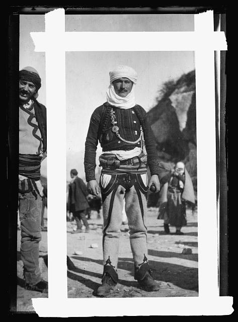 A good type of the "gheg" or 16 northern Albania. A handsome refugee from Rosova who looks forward to the time when Serbia shall have been ousted from his lands. He will probably do some of the ousting himself