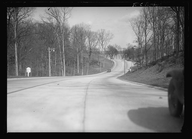 [View of roadway, probably near Washington, D.C.]
