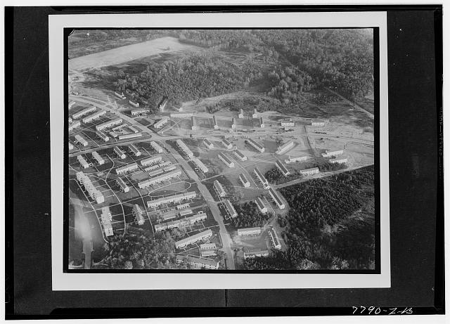 Greenbelt, Maryland. Aerial view, probably early fall