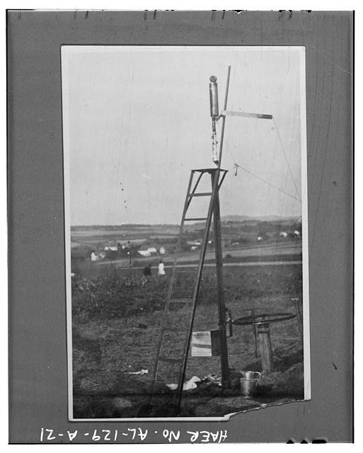 21.  HISTORIC VIEW OF EARLY MIRAK DESIGN. PROBABLY AT THE FARM OF KLAUS RIEDEL'S GRANDPARENTS IN BERNSTADT, SAXONY, 1930. - Marshall Space Flight Center, Redstone Rocket (Missile) Test Stand, Dodd Road, Huntsville, Madison County, AL