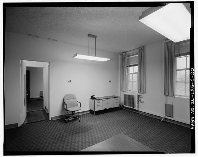 20.  Room 213, originally in-patient, semi-private room, probably for officers. - Chanute Air Force Base, Hospital, Senior Officer Row, Rantoul, Champaign County, IL