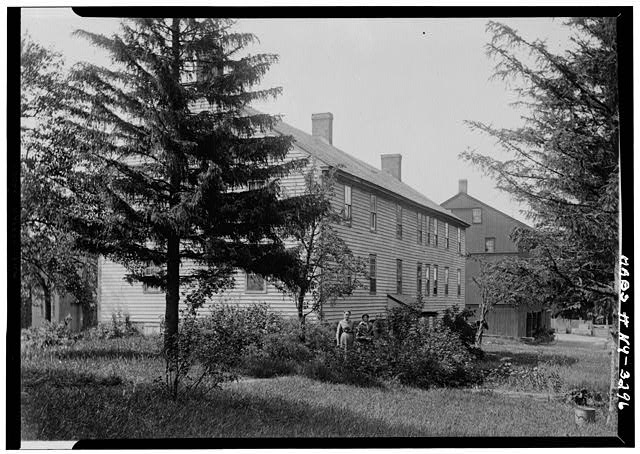 1.  Historic American Buildings Survey, Date of Photograph and Photographer Not Indicated, Probably 1920's, GENERAL VIEW, Gift of New York State Department of Education. - Shaker North Family Old Second House, Albany Shaker Road, Colonie Township, Watervliet, Albany County, NY